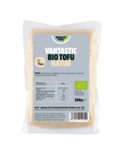 Bild på förpackningen Vantastic tofu naturell, 200 g.