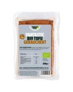 Bild på förpackningen Vantastic tofu rökt, 200 g.