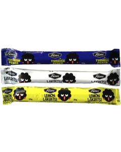 Blden föreställer andra sorter av Fazer lakritsi 20 g