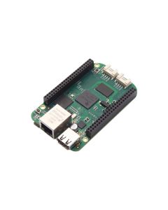 Fot av framsidan snett framifrån av Beaglebone green.