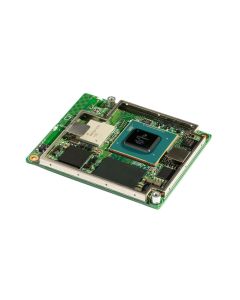 Foto snett framifrån på Coral system on a module (SoM) maskininlärning 4 GB