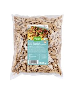 Familjepack av Vantastic Sojastrimlor 1 kg i förpackning.